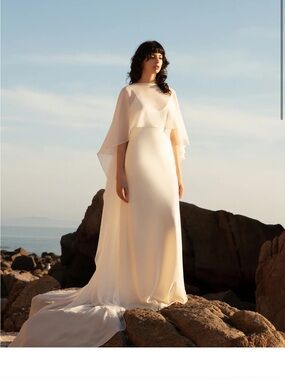 Lily of the Valley Bridal Cape Veil